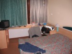 Hotellihuoneemme Ibis hotellissa Gelsenkirchenissä. Ihan mukava pieni hotelli.